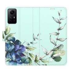 iSaprio Blue Flowers flip tok Xiaomi Redmi Note 12S