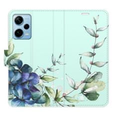 iSaprio Blue Flowers flip tok Xiaomi Redmi Note 12 Pro+ 5G