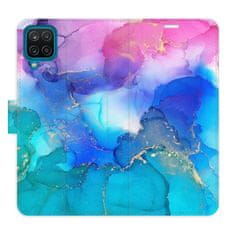 iSaprio BluePink Paint flip tok Samsung Galaxy A12