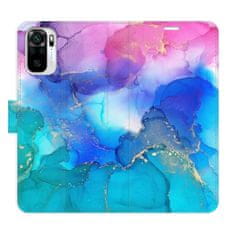 iSaprio BluePink Paint flip tok Xiaomi Redmi Note 10 / Note 10S