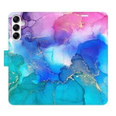 iSaprio BluePink Paint flip tok Samsung Galaxy A14 / A14 5G