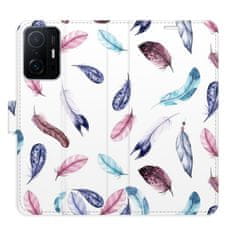 iSaprio Colorful Feathers flip tok Xiaomi 11T / 11T Pro