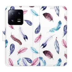 iSaprio Colorful Feathers flip tok Xiaomi 13 Pro