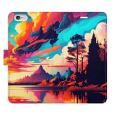 iSaprio Colorful Mountains 02 flip tok Apple iPhone 6