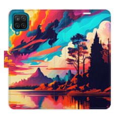 iSaprio Colorful Mountains 02 flip tok Samsung Galaxy A12