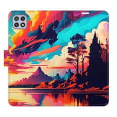 iSaprio Colorful Mountains 02 flip tok Samsung Galaxy A22 5G