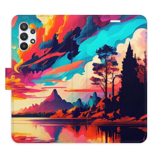 iSaprio Colorful Mountains 02 flip tok Samsung Galaxy A32