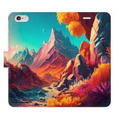 iSaprio Colorful Mountains flip tok Apple iPhone 6