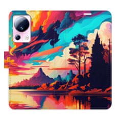 iSaprio Colorful Mountains 02 flip tok Xiaomi 13 Lite