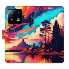 iSaprio Colorful Mountains 02 flip tok Xiaomi 13 Pro