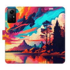 iSaprio Colorful Mountains 02 flip tok Xiaomi Redmi Note 12S