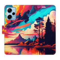 iSaprio Colorful Mountains 02 flip tok Xiaomi Redmi Note 12 Pro+ 5G