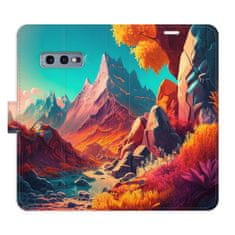 iSaprio Colorful Mountains flip tok Samsung Galaxy S10e