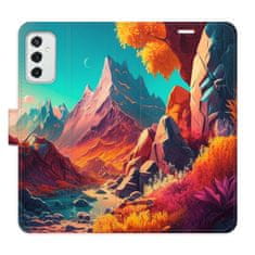 iSaprio Colorful Mountains flip tok Samsung Galaxy M52 5G