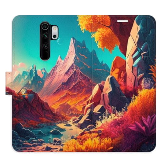 iSaprio Colorful Mountains flip tok Xiaomi Redmi Note 8 Pro