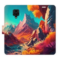 iSaprio Colorful Mountains flip tok Xiaomi Redmi Note 9 Pro / Note 9S