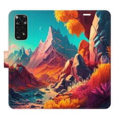 iSaprio Colorful Mountains flip tok Xiaomi Redmi Note 11 / Note 11S