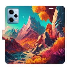 iSaprio Colorful Mountains flip tok Xiaomi Redmi Note 12 Pro 5G