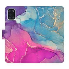 iSaprio Colour Marble 02 flip tok Samsung Galaxy A21s