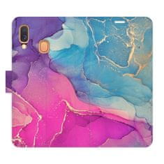 iSaprio Colour Marble 02 flip tok Samsung Galaxy A40