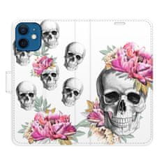 iSaprio Crazy Skull flip tok Apple iPhone 12 Mini