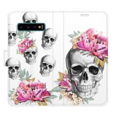 iSaprio Crazy Skull flip tok Samsung Galaxy S10