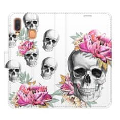 iSaprio Crazy Skull flip tok Samsung Galaxy A40