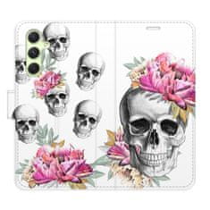 iSaprio Crazy Skull flip tok Samsung Galaxy A54 5G