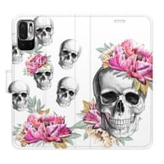 iSaprio Crazy Skull flip tok Xiaomi Redmi Note 10 5G