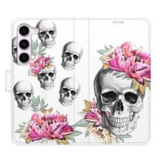 iSaprio Crazy Skull flip tok Samsung Galaxy S23 5G