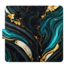 iSaprio Dark Paint flip tok Xiaomi Redmi Note 9 Pro / Note 9S