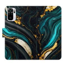 iSaprio Dark Paint flip tok Xiaomi Redmi Note 10 / Note 10S