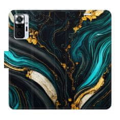 iSaprio Dark Paint flip tok Xiaomi Redmi Note 10 Pro