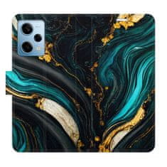 iSaprio Dark Paint flip tok Xiaomi Redmi Note 12 Pro 5G