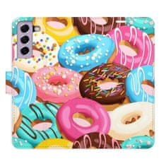 iSaprio Donuts Pattern 02 flip tok Samsung Galaxy S21 FE 5G