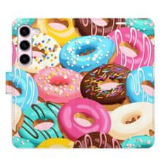 iSaprio Donuts Pattern 02 flip tok Samsung Galaxy S23 5G