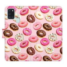 iSaprio Donuts Pattern 03 flip tok Samsung Galaxy A21s