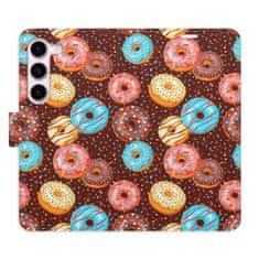 iSaprio Donuts Pattern flip tok Samsung Galaxy S23 5G