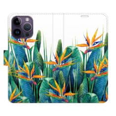 iSaprio Exotic Flowers 02 flip tok Apple iPhone 14 Pro Max