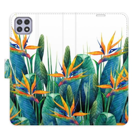 iSaprio Exotic Flowers 02 flip tok Samsung Galaxy A22 5G