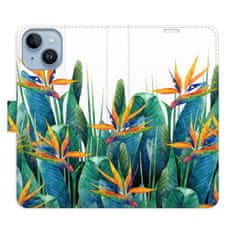 iSaprio Exotic Flowers 02 flip tok Apple iPhone 14