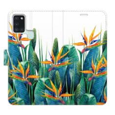 iSaprio Exotic Flowers 02 flip tok Samsung Galaxy A21s