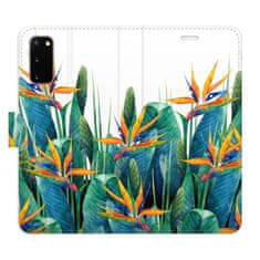 iSaprio Exotic Flowers 02 flip tok Samsung Galaxy S20