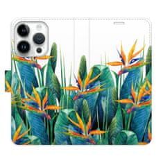 iSaprio Exotic Flowers 02 flip tok Apple iPhone 15 Pro