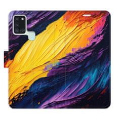 iSaprio Fire Paint flip tok Samsung Galaxy A21s