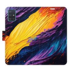 iSaprio Fire Paint flip tok Samsung Galaxy A51