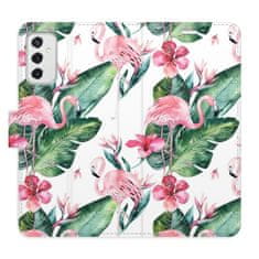 iSaprio Flamingos Pattern flip tok Samsung Galaxy M52 5G