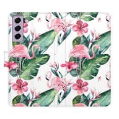 iSaprio Flamingos Pattern flip tok Samsung Galaxy S21 FE 5G