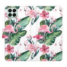 iSaprio Flamingos Pattern flip tok Samsung Galaxy M53 5G