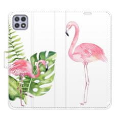 iSaprio Flamingos flip tok Samsung Galaxy A22 5G